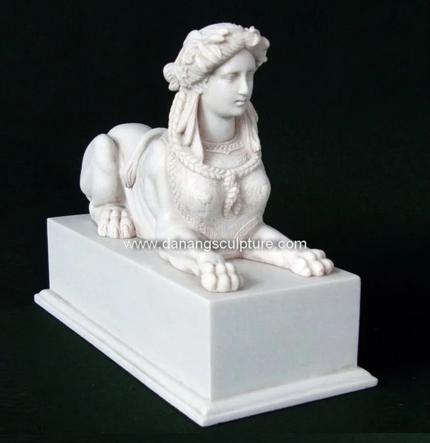 Egyptian Garden Decoration Stone Sphinx Statue DSF-T108
