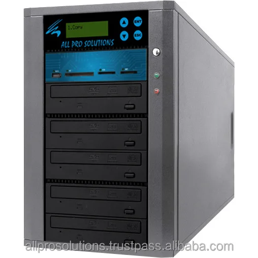 M-BC-4-BD Blu-Ray CD DVD Duplicator 4 Drives w/ Memory Card to DVD Copy (MS / CF / SD / MMC / USB)