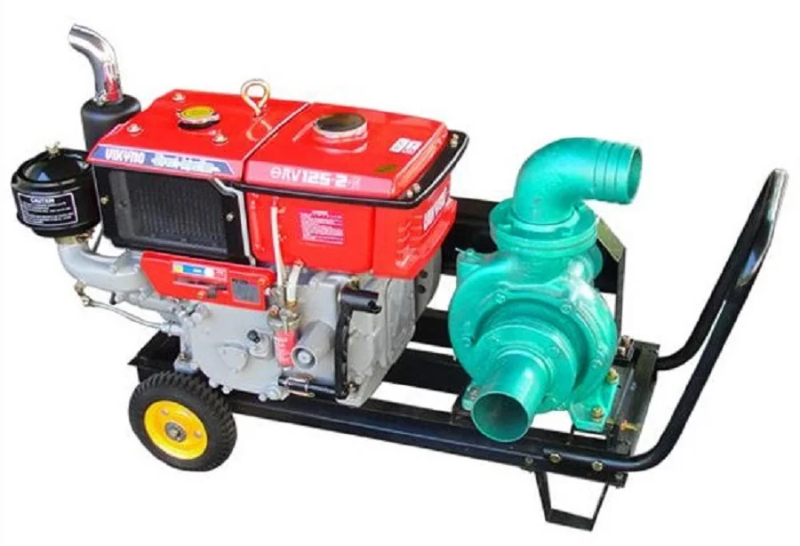 High Quality Water Pump BN250 - Use Diesel Engine RV125 - 12.5HP Made in Vietnam