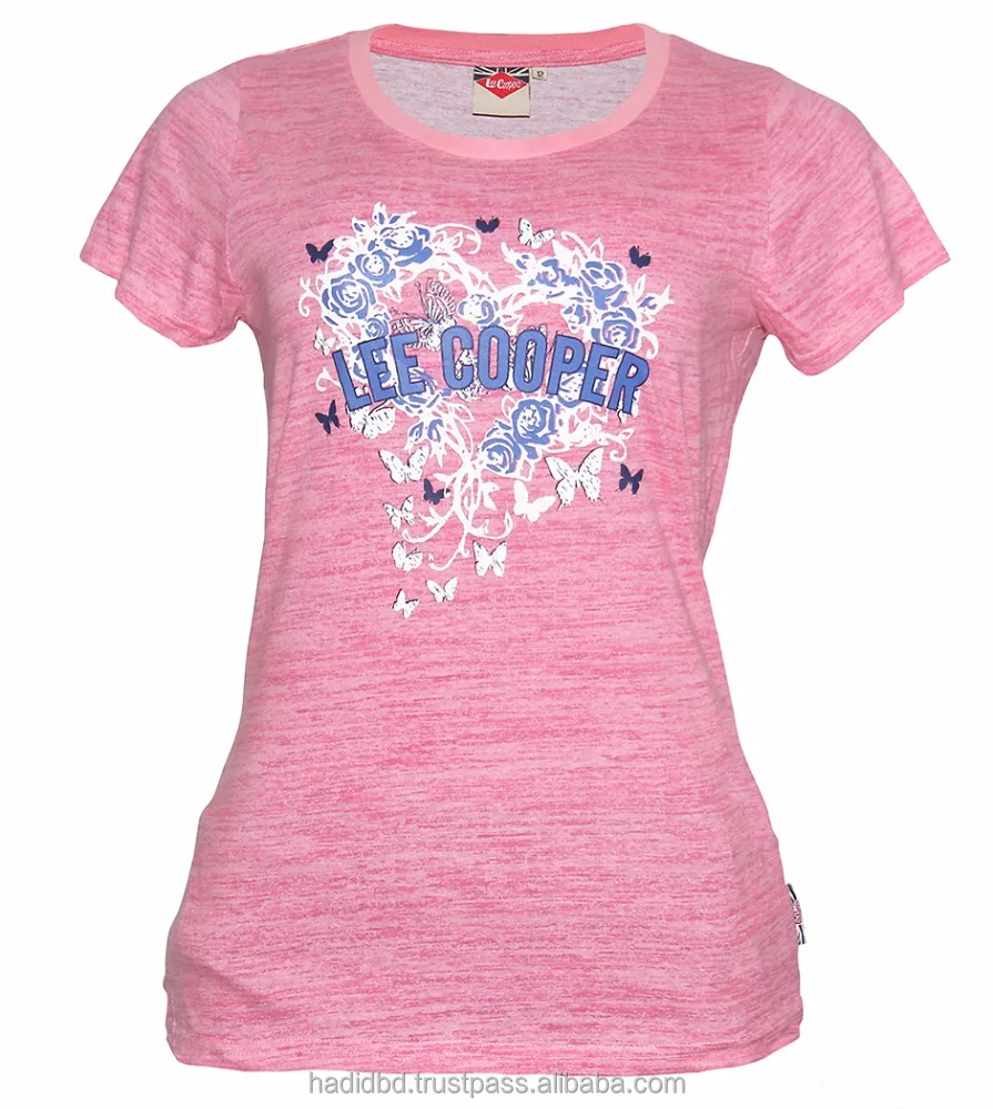 Женские круглые & V-образным вырезом Размеры S/S футболки