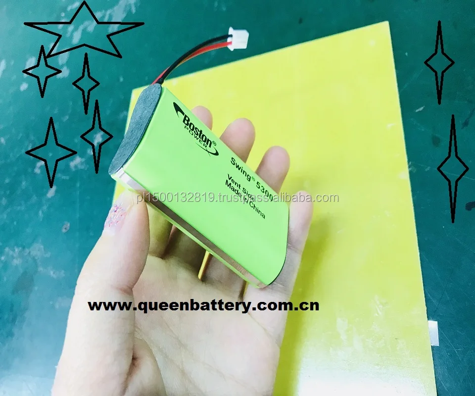 
1s1p BOSTON POWER SWING 5300mAh193865 low temperature fuel battery cell 3.7v 13A discharge with plug and lead wires 