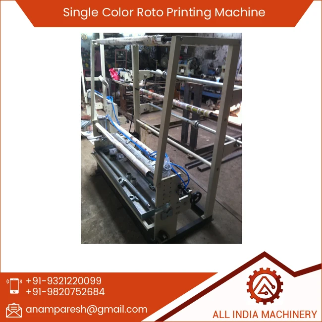 Single Color Roto Gravure Printing Machine