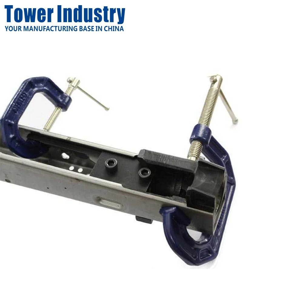 Sheet Metal Assembly Laser Cutting Steel Guide Rail Alignment For Elevator