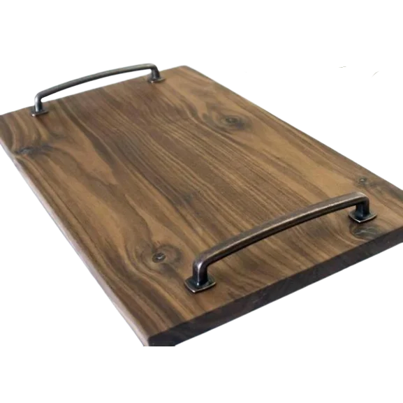 High quality and Multifunctional  nice rectangle acacia cutting board with handles made in Vietnam