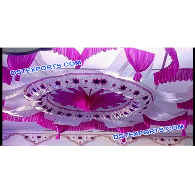 Beautiful Ceiling Drapes For Wedding Mandap Customized Glitter Wedding Stage Backdrop Wedding Backdrop Curtains