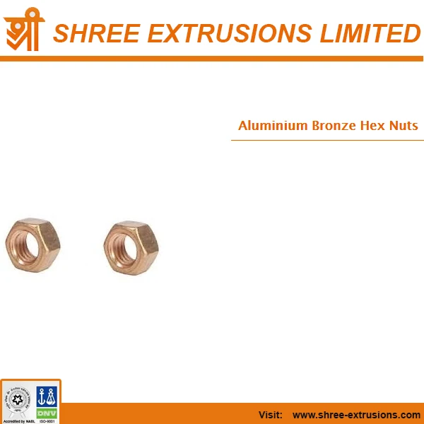 2021 hot sale Aluminum Bronze Hex Finish Nuts