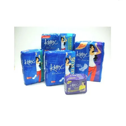 WHOLESALE Sanitary Napkin Kotex Soft and Smooth Maxi Plus Wing Women Pads Softex Indonesia Products. BEST SALE