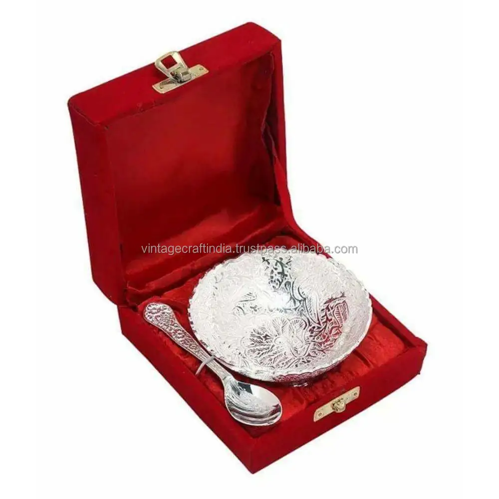 2018 WEDDING RETURN GIFT SILVER PLATED BRASS BOWL DECORATIVE BRASS BOWL INDIAN WEDDING RETURN GIFT