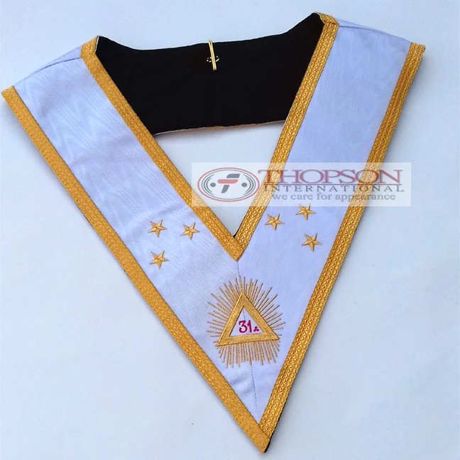 Masonic Regalia AASR 31 degree Collars | French Rite Collars