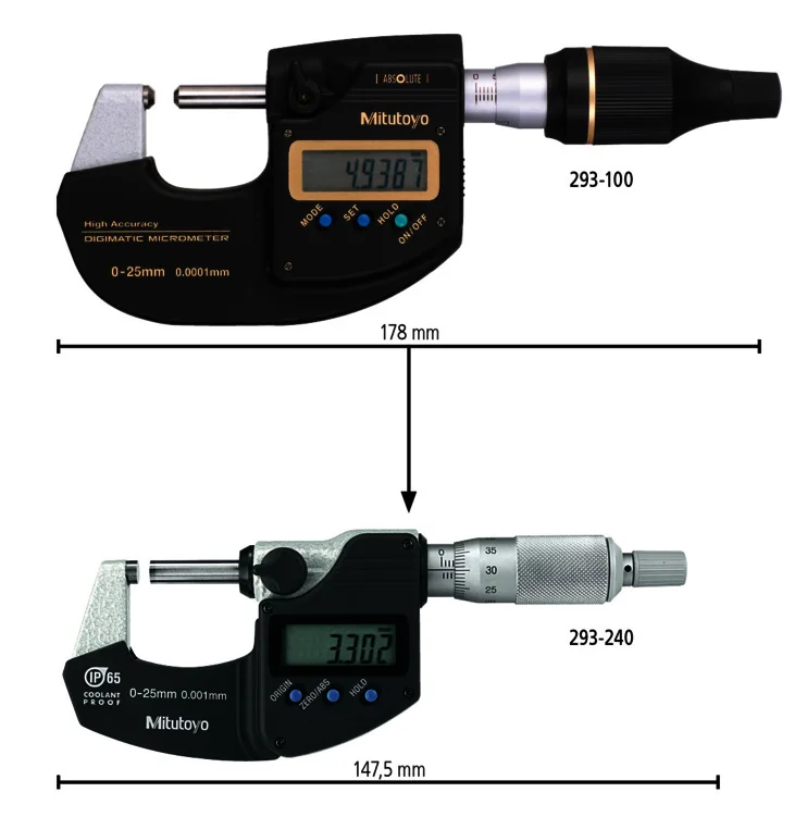 High-precision mitutoyo digital vernier caliper , digital depth gauge micrometer at reasonable prices
