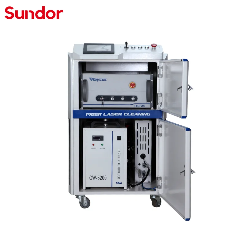 
china strong removal ability laser cleaning machine laser cleaner vehicle paint metal rust stone stains removal 200w 300w 