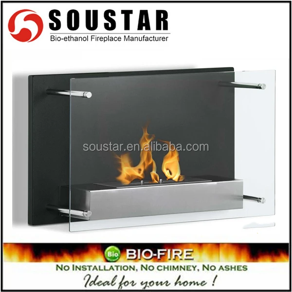 HOT New Design AF-05-60S, Stainless Wall Mounted Bio Cheap Fireplaces