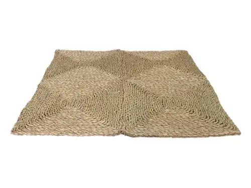 
ECO FRIENDLY Product Handicraft Wholesale Flooring Woven Matting Seagrass Colorful Design 