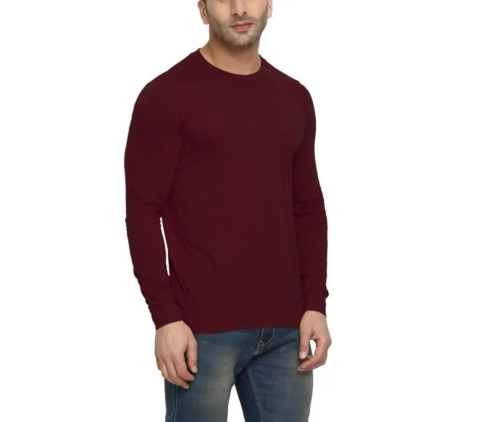 HIgh Quality Wholesale summer long sleeve t shirts custom t shirts for men