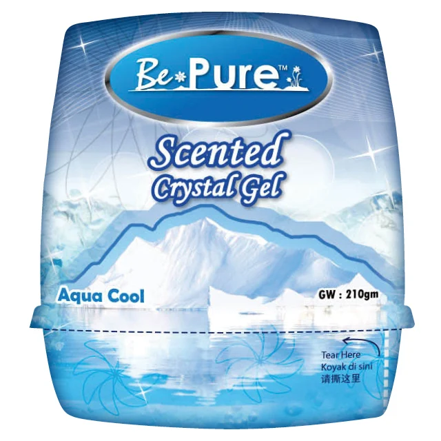 Malaysia Air Freshener Manufacturer Aqua Cool Scented Crystal Gel -210g