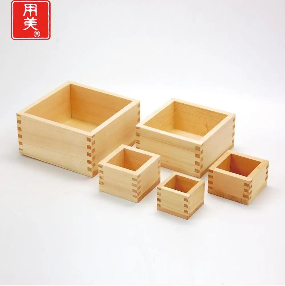 
Natural wooden sake bottles Japanese sake cup 