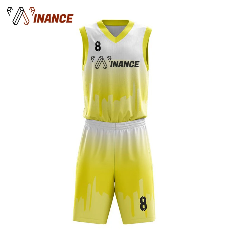 Wholesale Customized Full Sublimation Youth Basketball Uniform