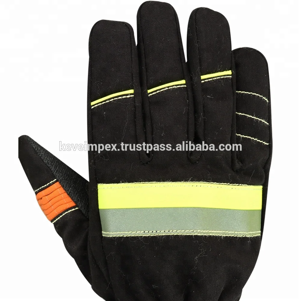 Top quality black color Waterproof and Fireproof Long cuff gloves in different sizes wholesale price available USA