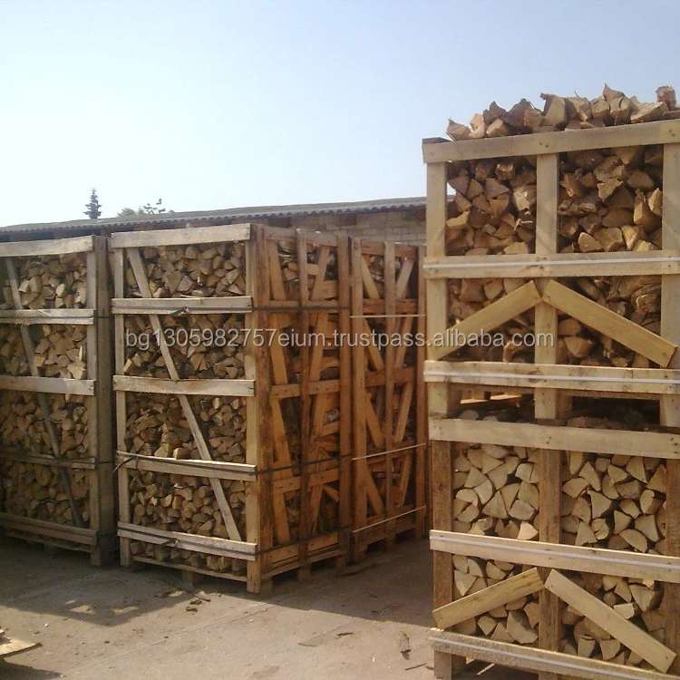 KILN DRIED FIREWOOD HARDWOOD ON PALLET BOXES
