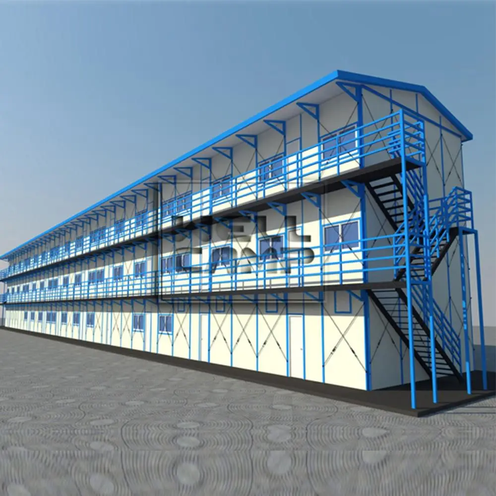 China Easy Assembled Steel Prefabricated Building Prefab Storage Units Ready Made House In India