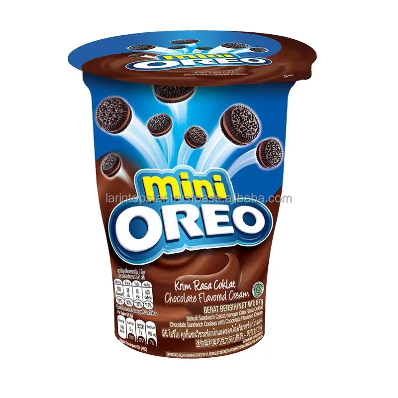 OREO BISCUIT MINI CUP 67 GR Cookies Mondelez Vanilla Cream