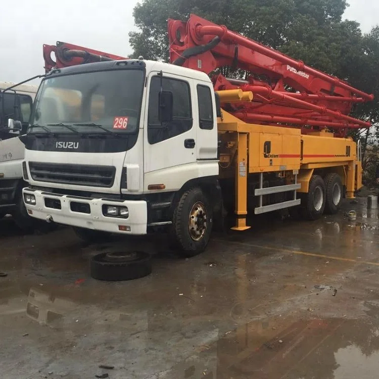 37m 38m 42m Used Concrete Boom Pump Trucks For Sale Zoomlion Sany Putzmeister Concrete Pump