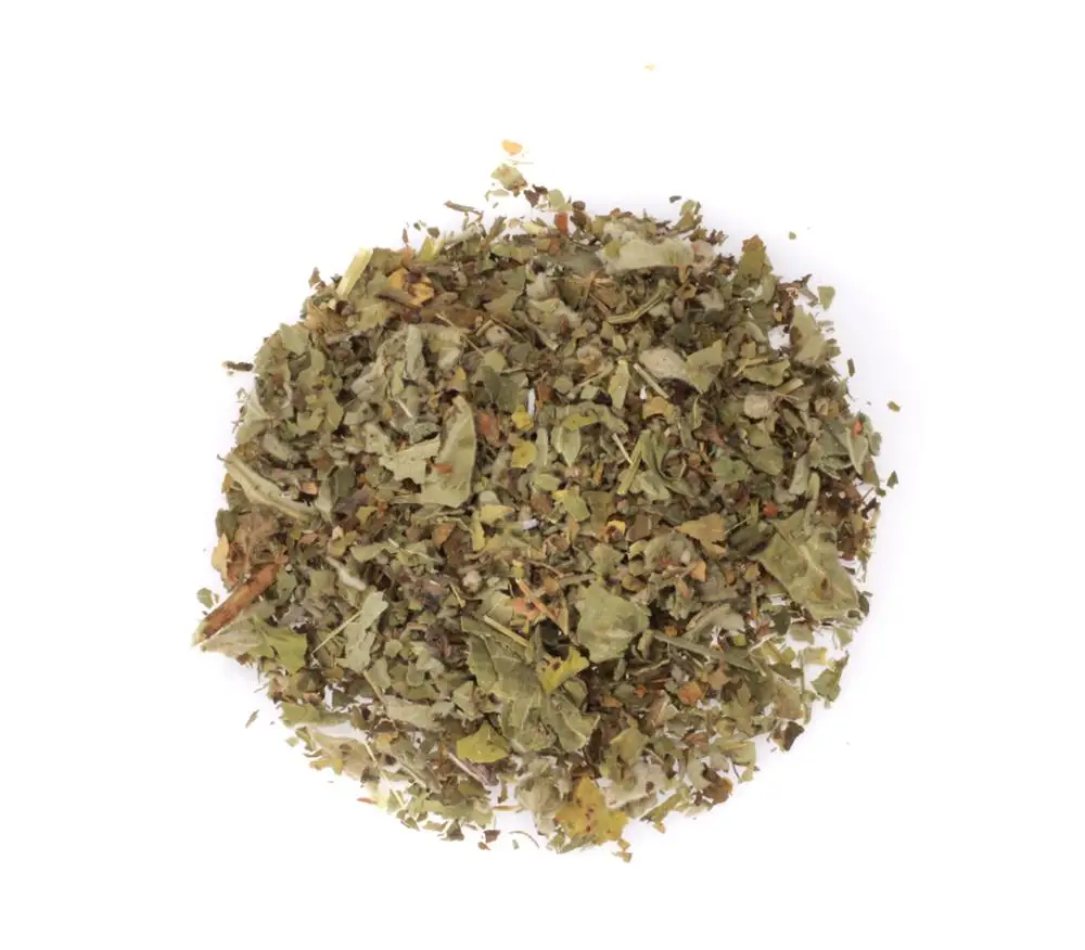 Marshmallow leaves cut