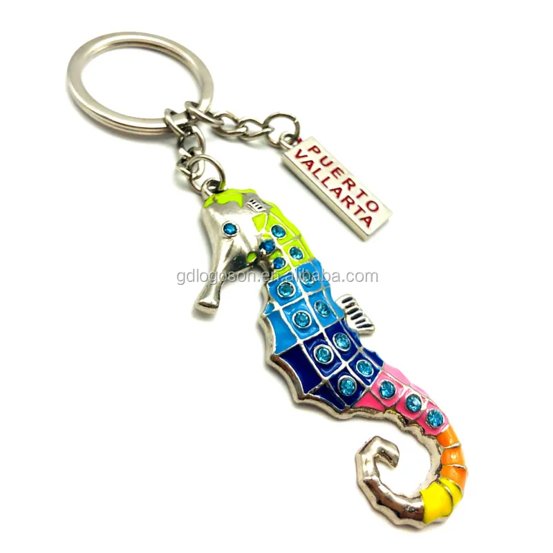 BSCI Factory Custom Animals Keyrings Metal Lion King Keychain Wild Animal Shaped Keychains for Zoo Theme Park