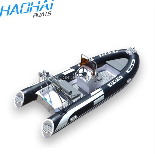 
(CE)RIB480B 4.8m fiberglass inflatable fishing cabin cruiser boat 