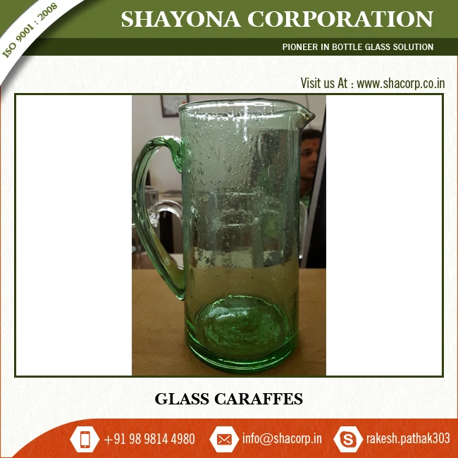 Different Size and Pattern Glass Decanter Caraffe