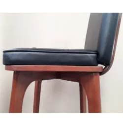 Bar Furniture Supplier Excellent Quality Leather Seat Wooden Stool Chair