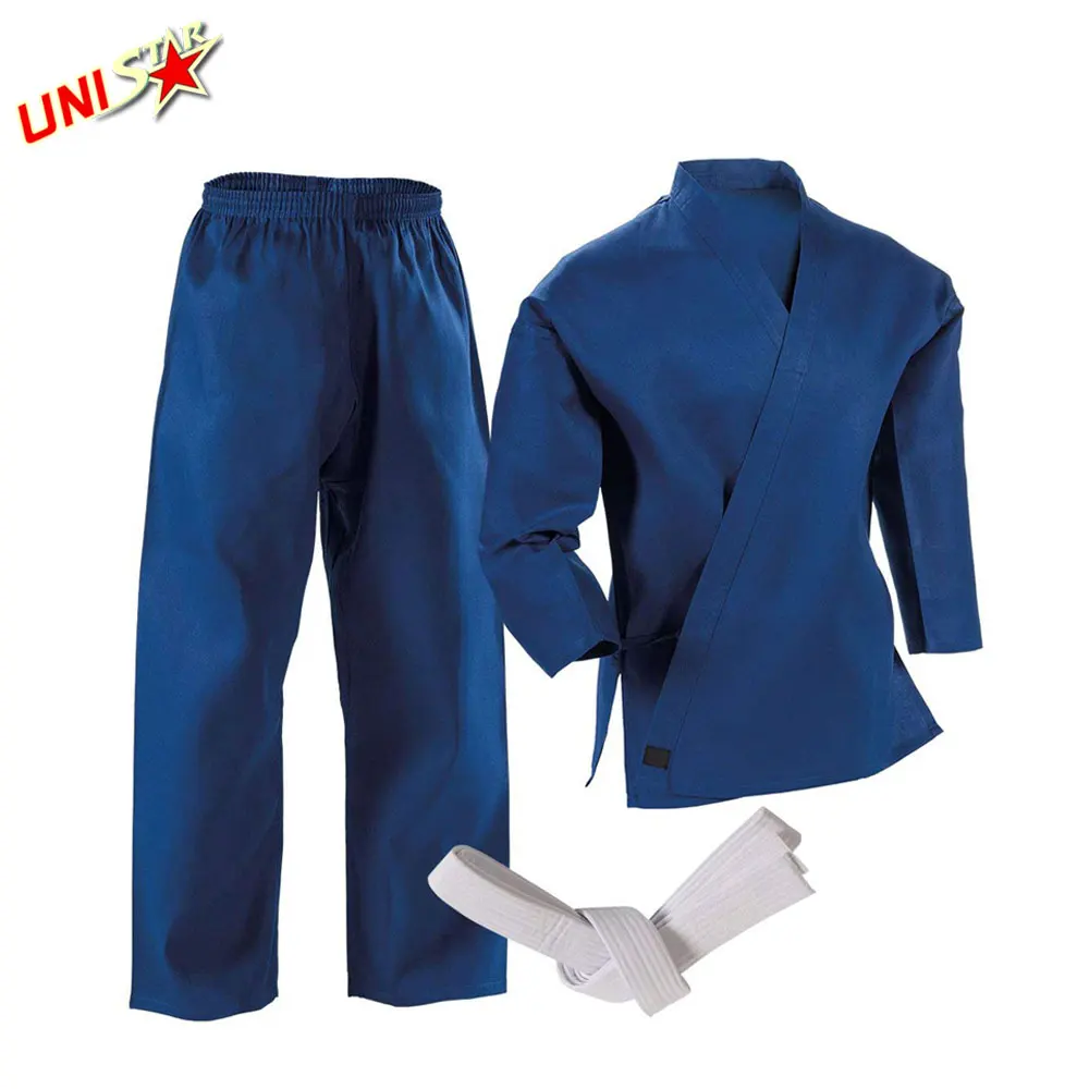 Wholesale Price Martial Arts Karate Suit Wholesale Judo Uniform Manufacturer Korean Bjj Kimono Judogi Judo Uniform Offer Cotton