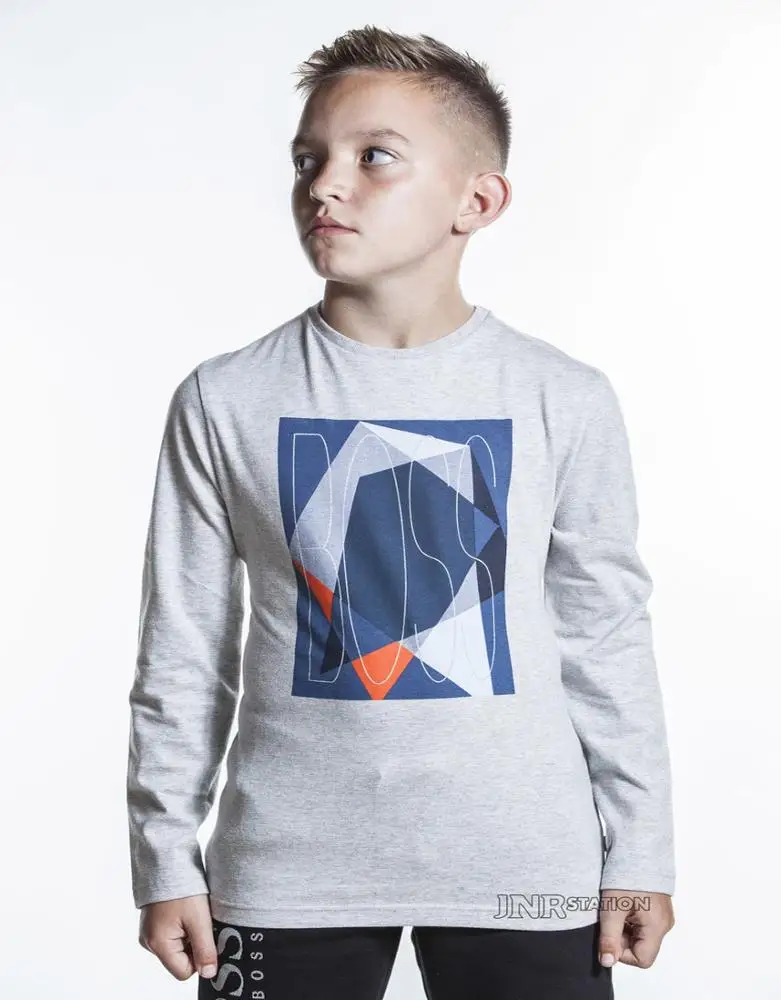 Factory Sale Children Clothes Summer Kids Shirt Short Sleeve Letter Printing Boys T Shirt Casual Quantity Baby Cotton Clothings