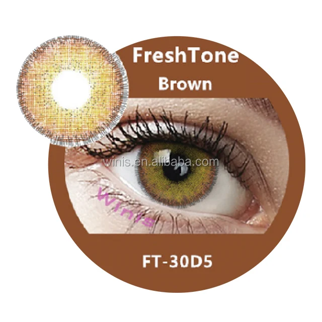 Цветные контактные линзы freshtone diva с ежемесячным циклом использования 14 2 мм мягкие
