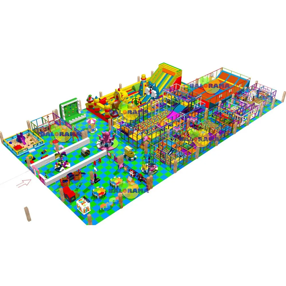 1300 square meters Complete Amusement Park