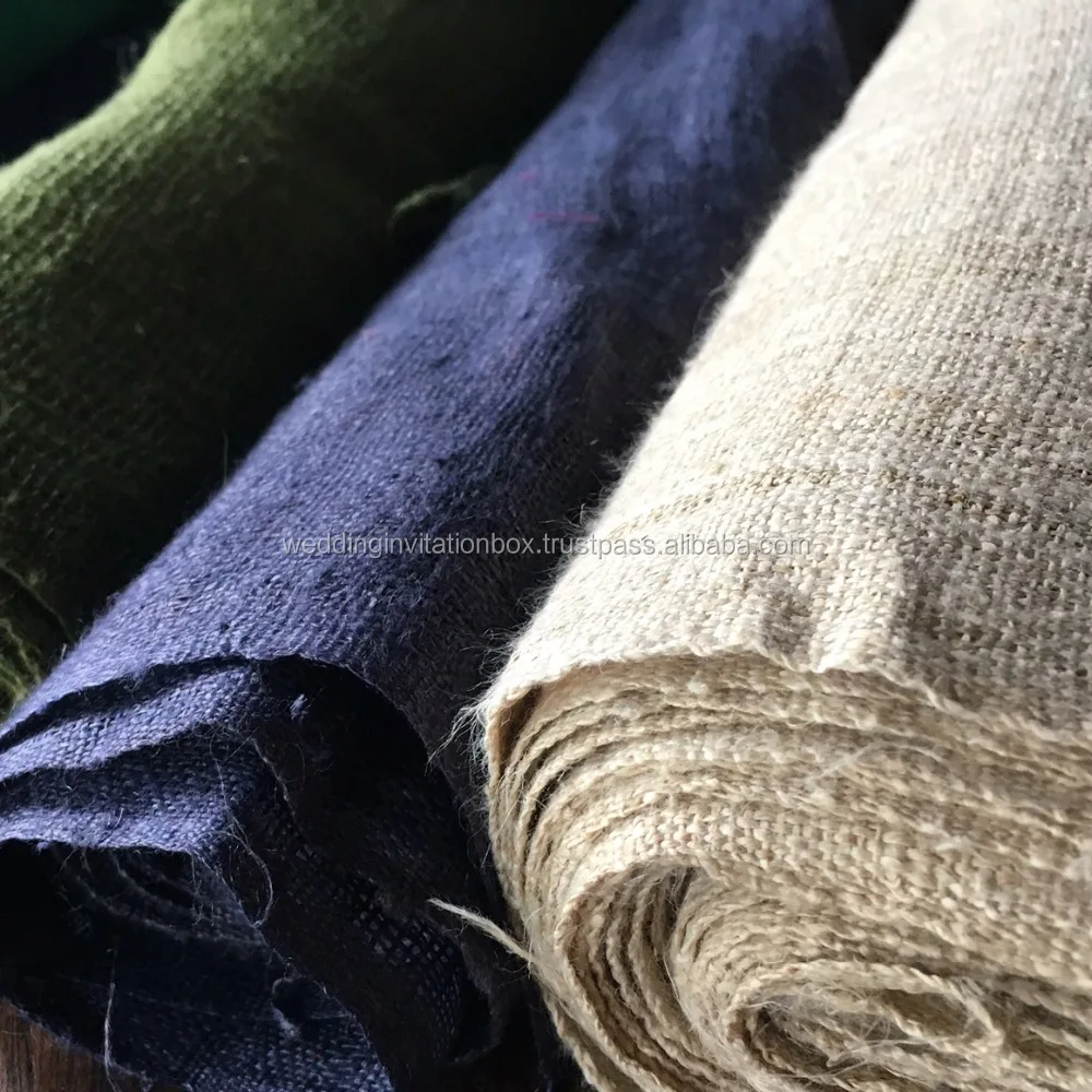 
100% Hemp Fabrics For Wholesale From Chiang Mai 