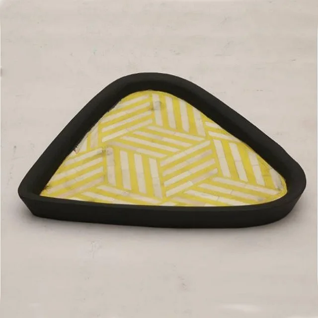 Fancy Design  Bone & Wood Tray