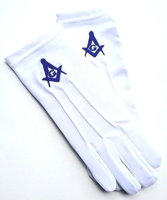  Freemason масонские хлопковые перчатки/кожаные перчатки с вышивкой/белые квадратным и