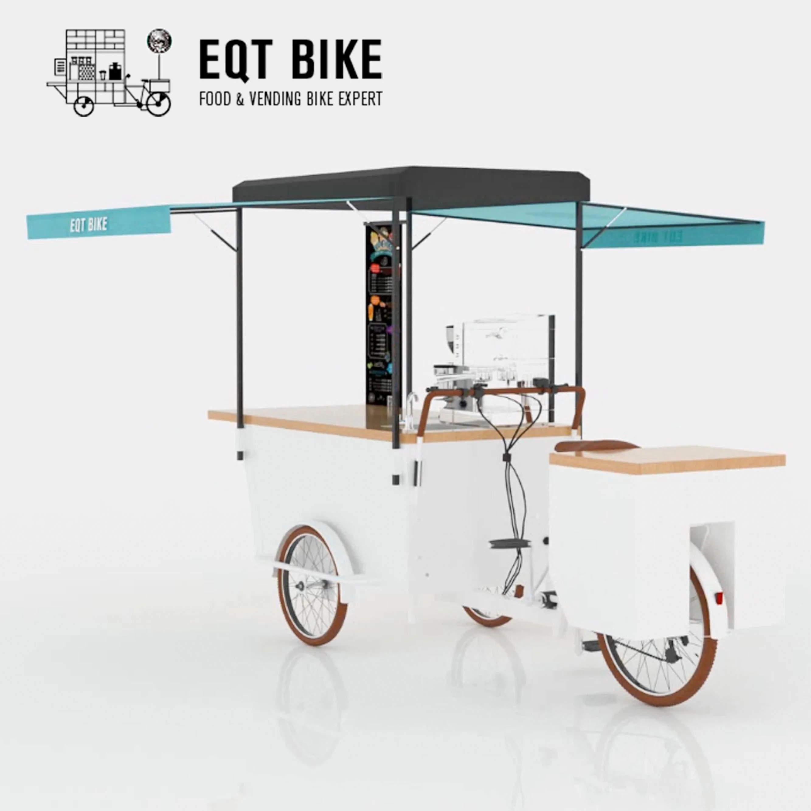 Popular EQT Coffee Bike Mobile Food carts for sale