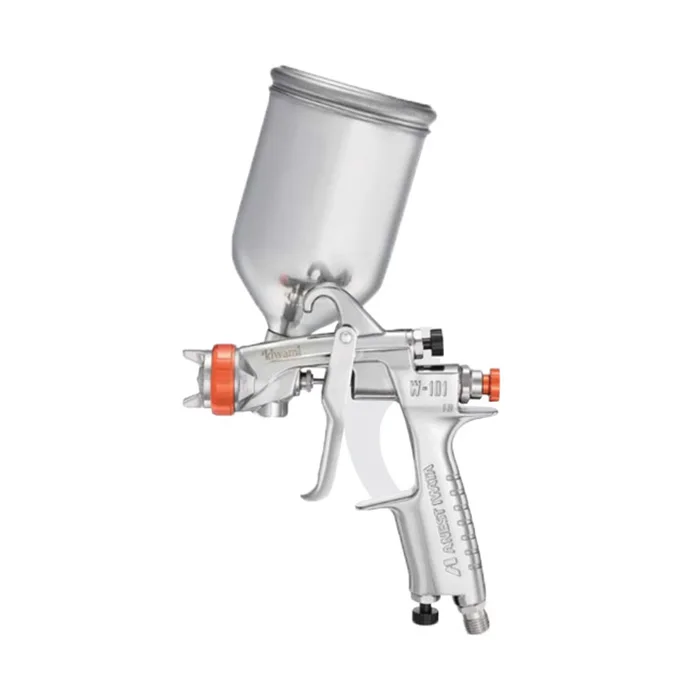 Anest iwata w 101 to spray at line painting for high atomization