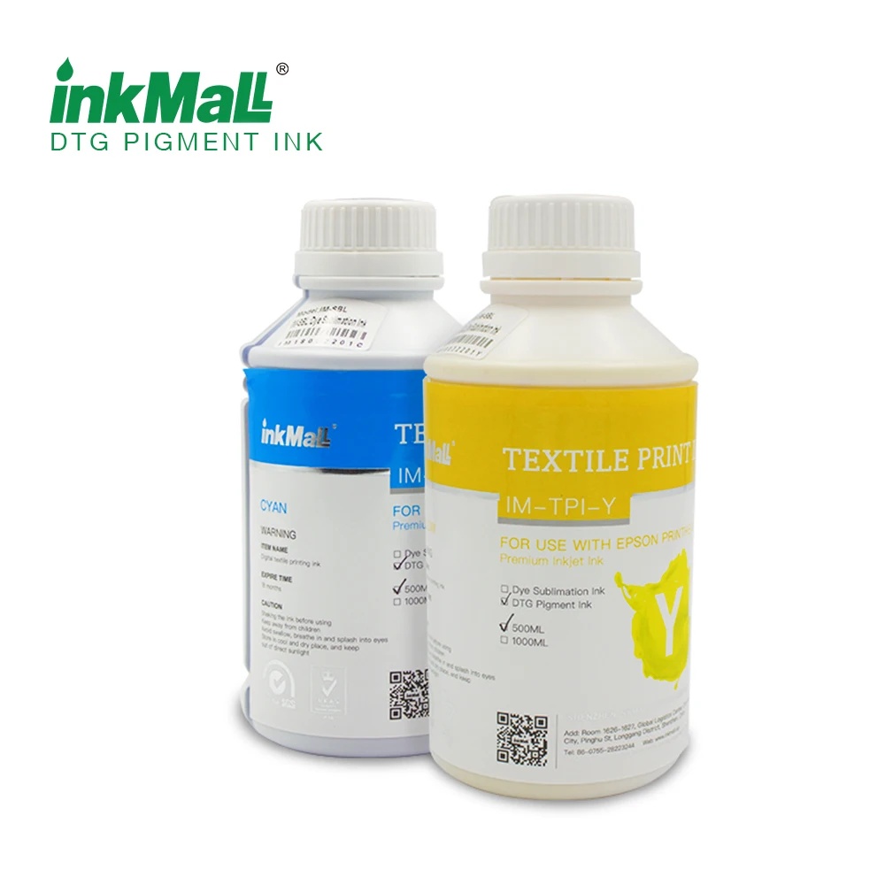 Inkmall Anti- Wash And Rub Discharge Ink For Dtg Printer With Epsn Dx6 Piezo Nozzle