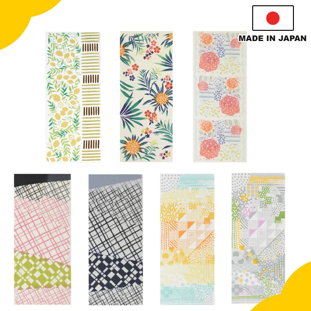 Японское полотенце Tenugui «Kurikaesarete», сделано в Японии