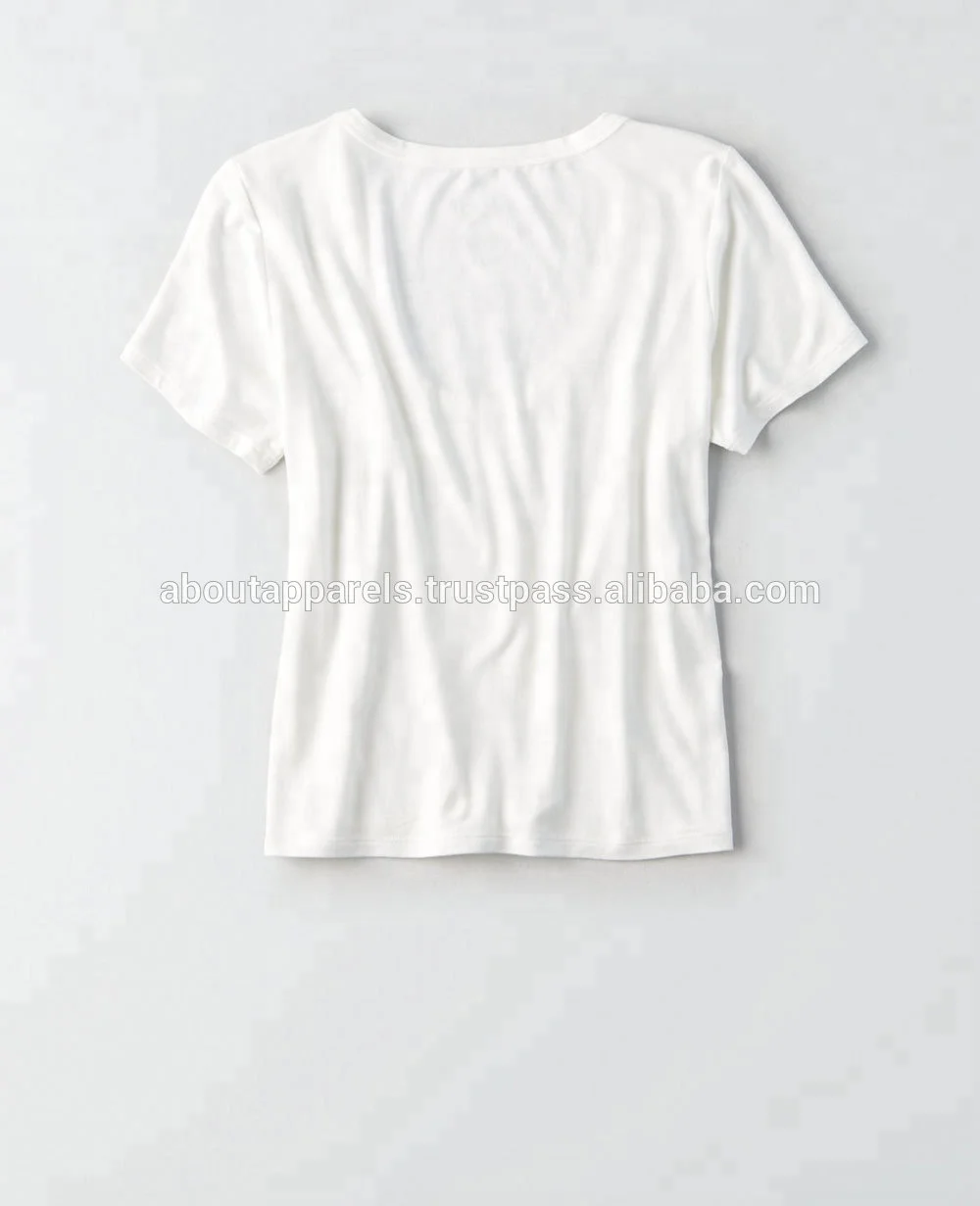 OEM Bulk Wholesale cheap custom style women hot fashion Crop Tops, Black Custom Stylish Crop Top Tee