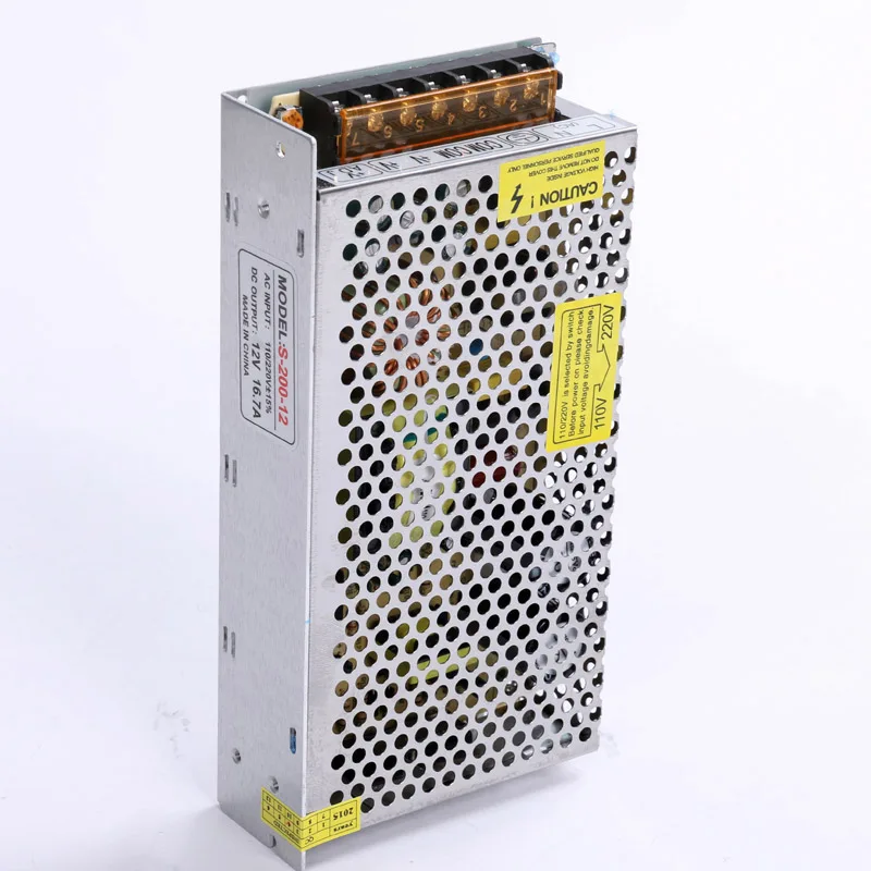 
High quality constant voltage 12V 16.7A switch power supply 200W switching power supply led transformer with CE RoHS 