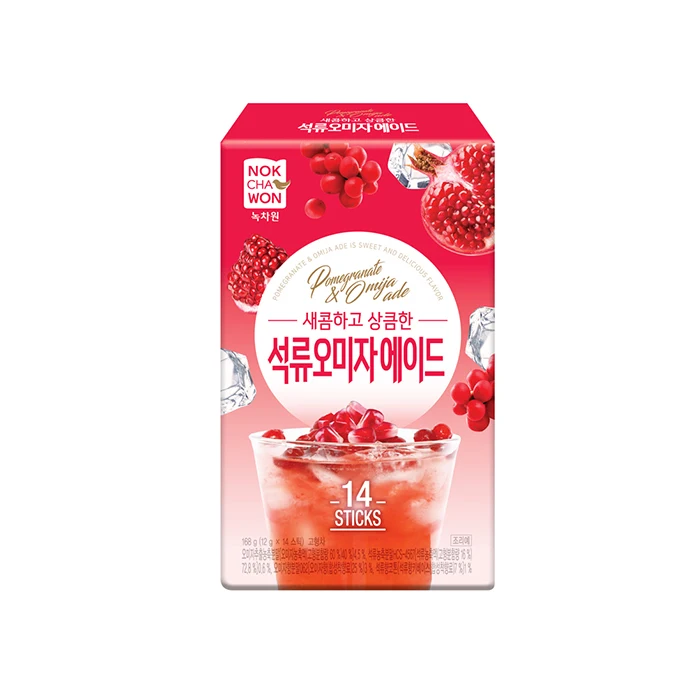 
Korean Pomegranate&Schizandra ade Blended Flavored Instant Tea Powder For Instant Drink 