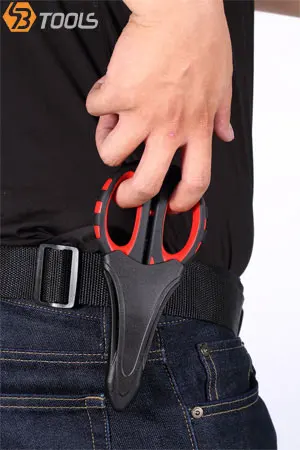 SBTools Heavy Duty Electrician Scissors for Wire/Cable Stripping Cutting