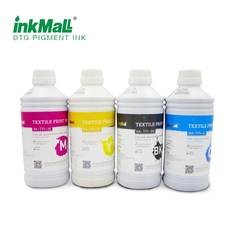Inkmall Anti- Wash And Rub Discharge Ink For Dtg Printer With Epsn Dx6 Piezo Nozzle
