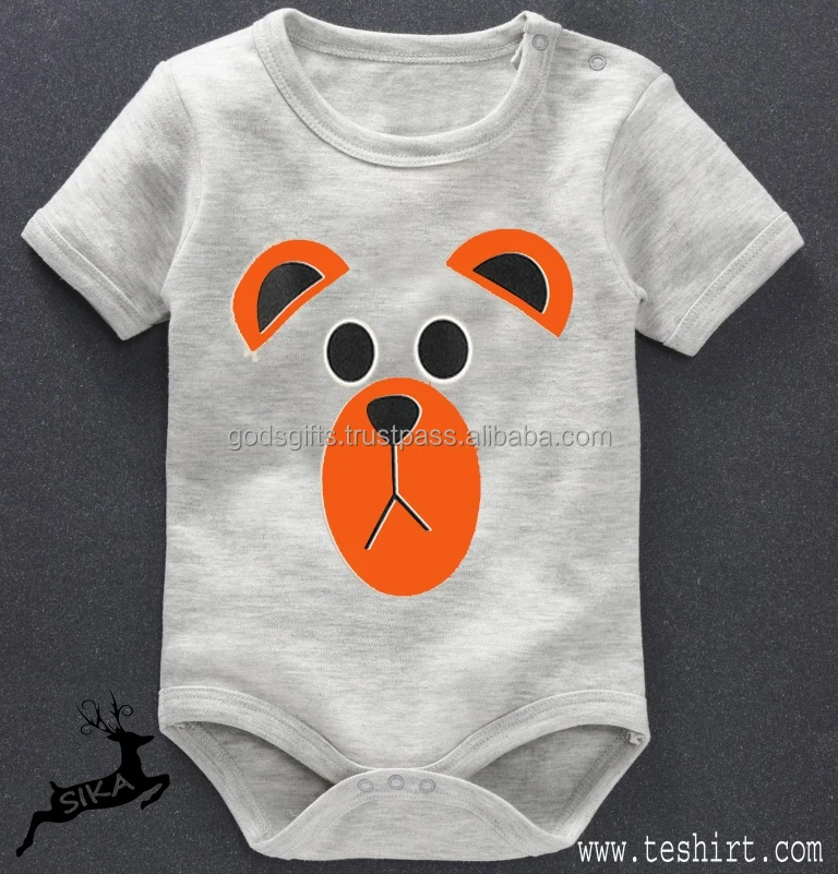 2018 tirupur SUPPLIER High quality bamboo clothes wholesale baby blank bamboo clothing baby onesie