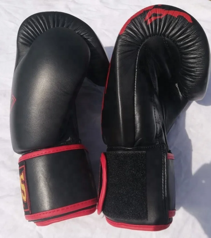 Custom Boxing Gloves Real Leather Hand Mold elegant print twins design