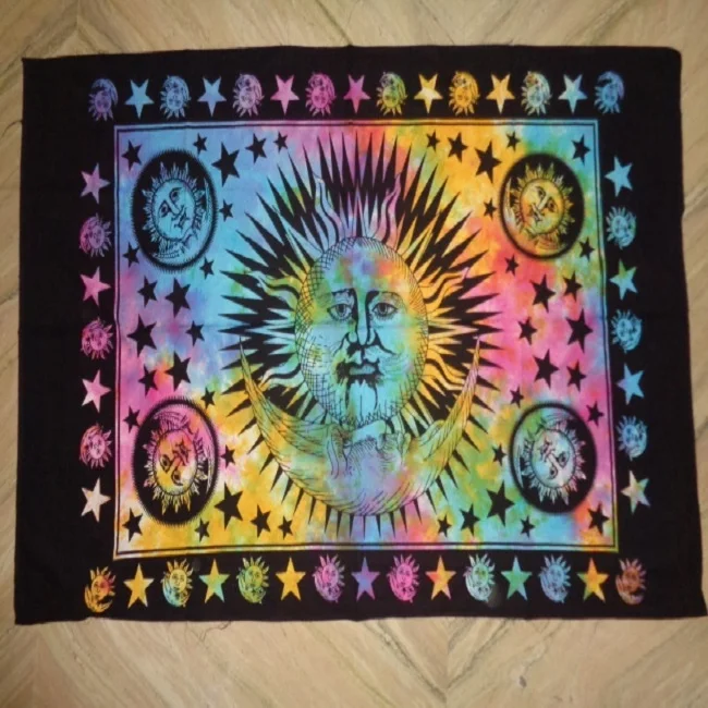 Home Decor Printing Wall Hanging Cotton Tapestry posters multi colors Wholesale From India